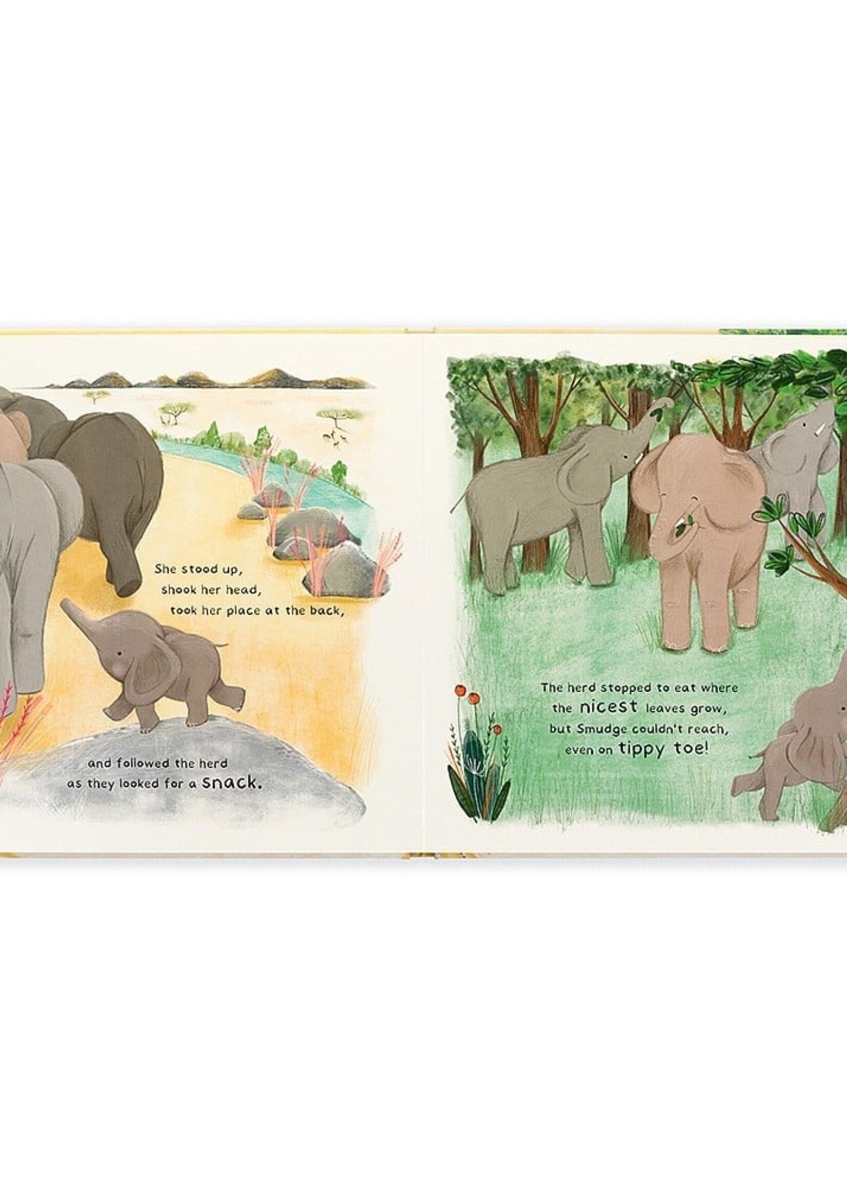 Jellycat Smudge the Littlest Elephant Book