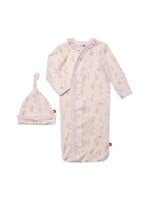 magnetic me Pink Hoppily Ever After Magnetic Gown & Hat - NB-3M