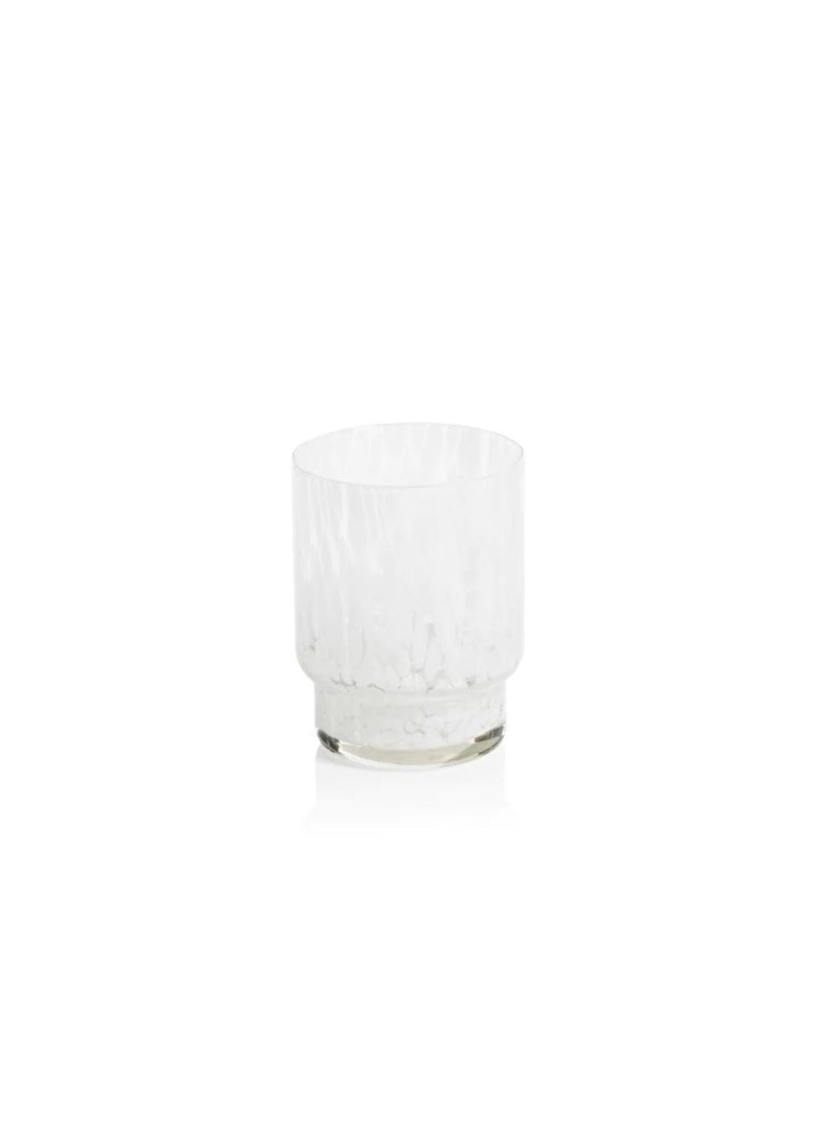 Zodax Amalfi White Tortoise Tumbler