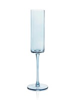 Zodax Fruttuoso Champagne Flute - Light Blue