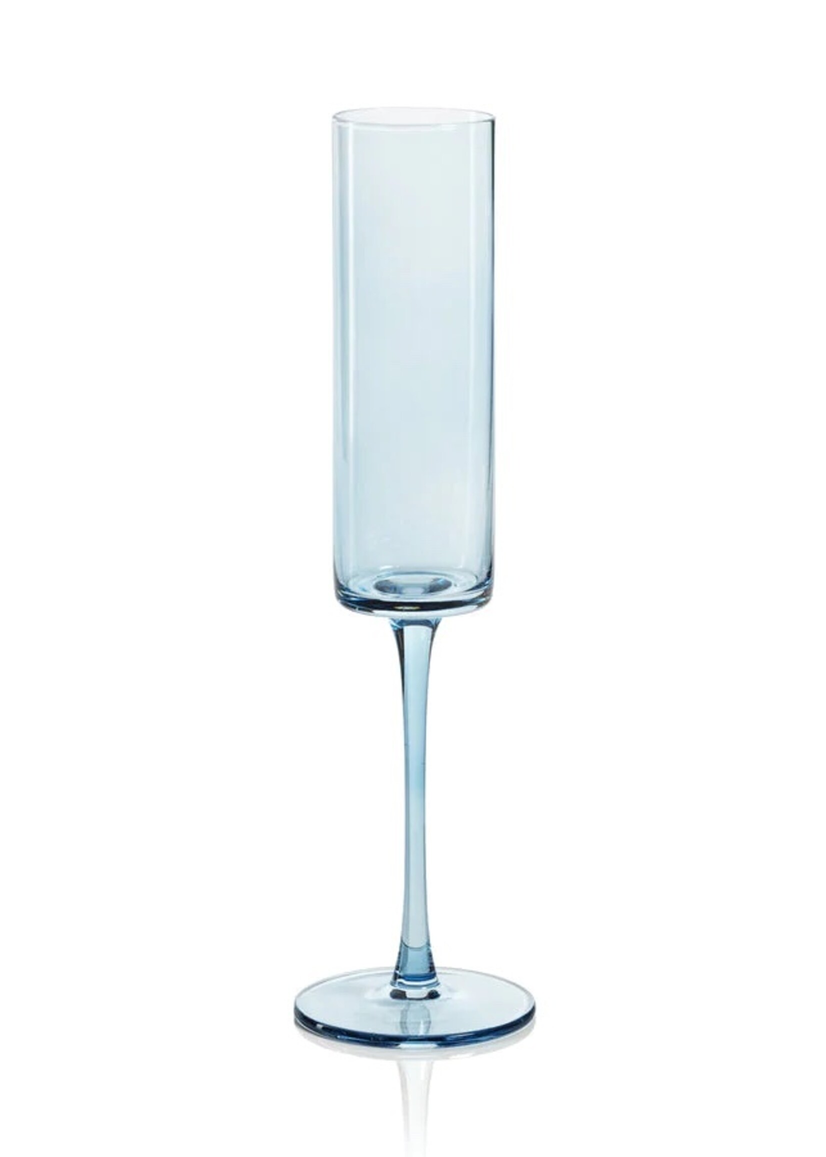 Zodax Fruttuoso Champagne Flute - Light Blue