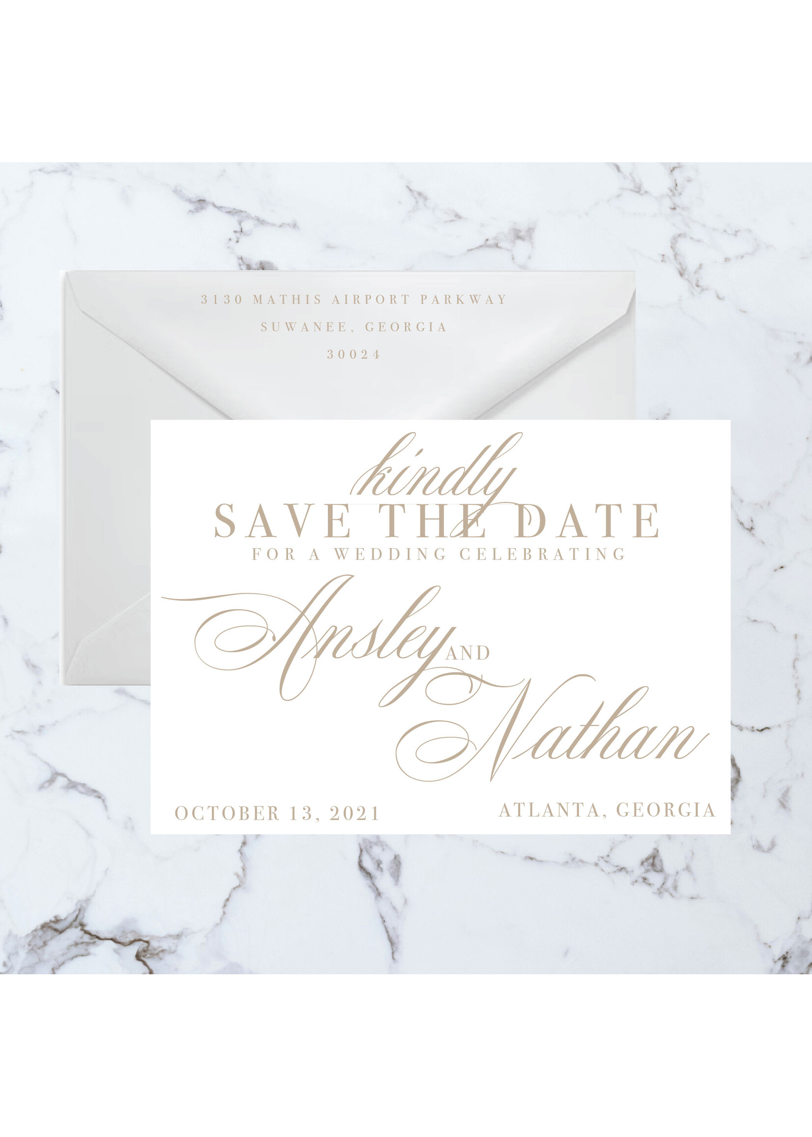 Save the Date Digital Traditional