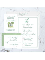 Thermography Invitation 5 Piece Suite