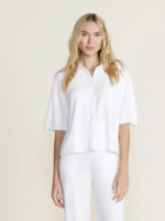 Barefoot Dreams CozyChic UltraLite Cropped Short Sleeve Shirt