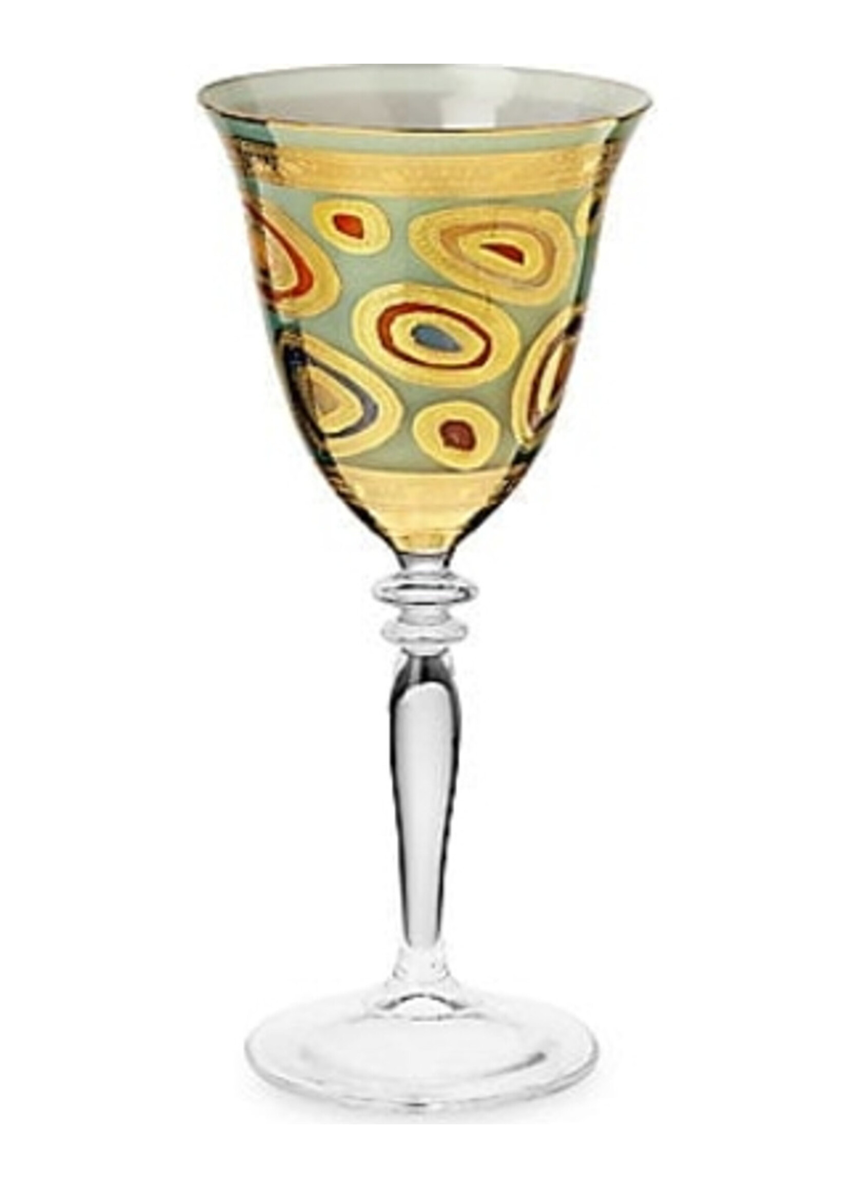 Vietri Vietri Regalia Aqua Wine Glass