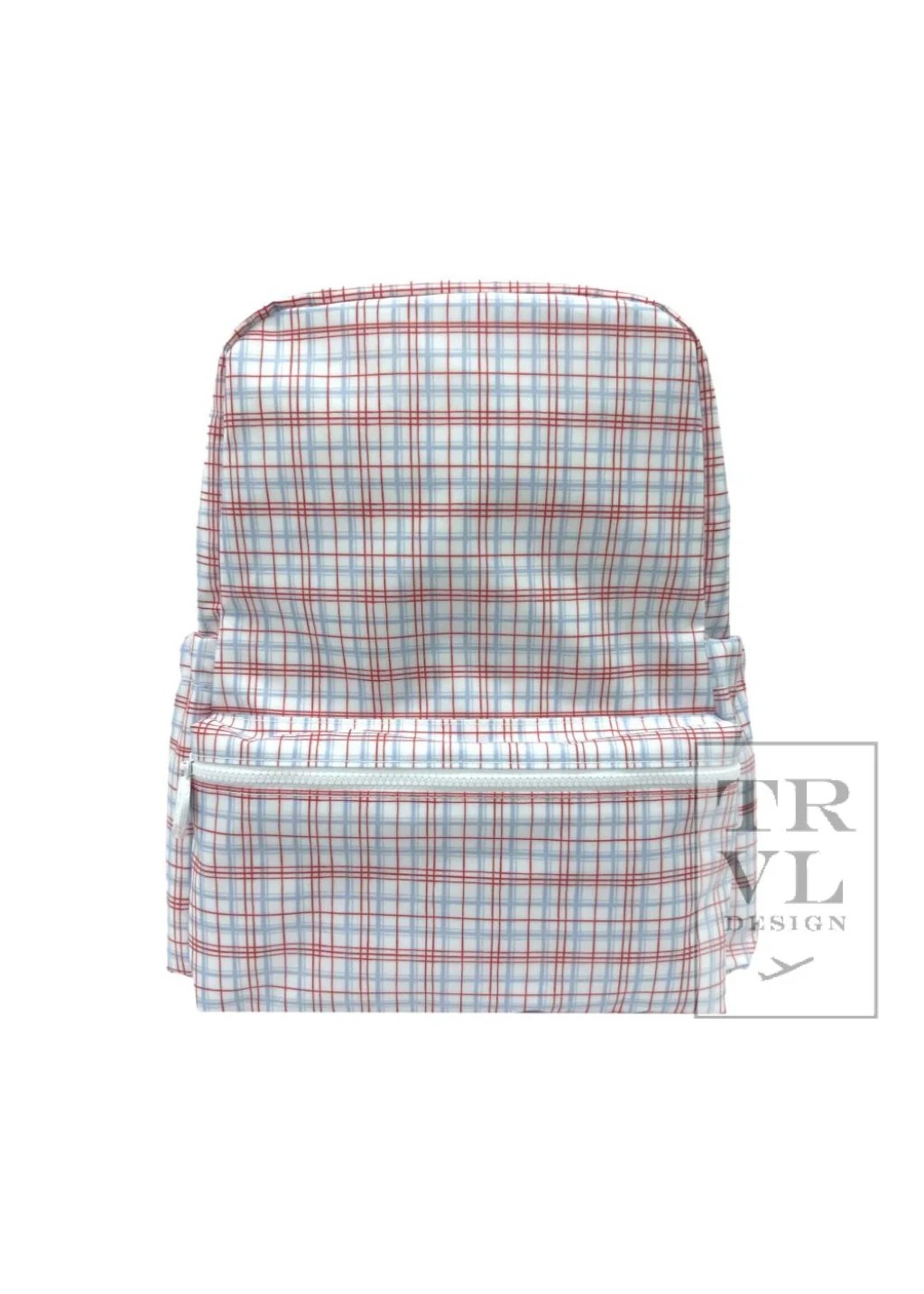 TRVL DESIGN Backpacker - Classic Plaid Red