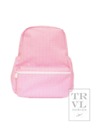 TRVL DESIGN Backpacker - Gingham Pink