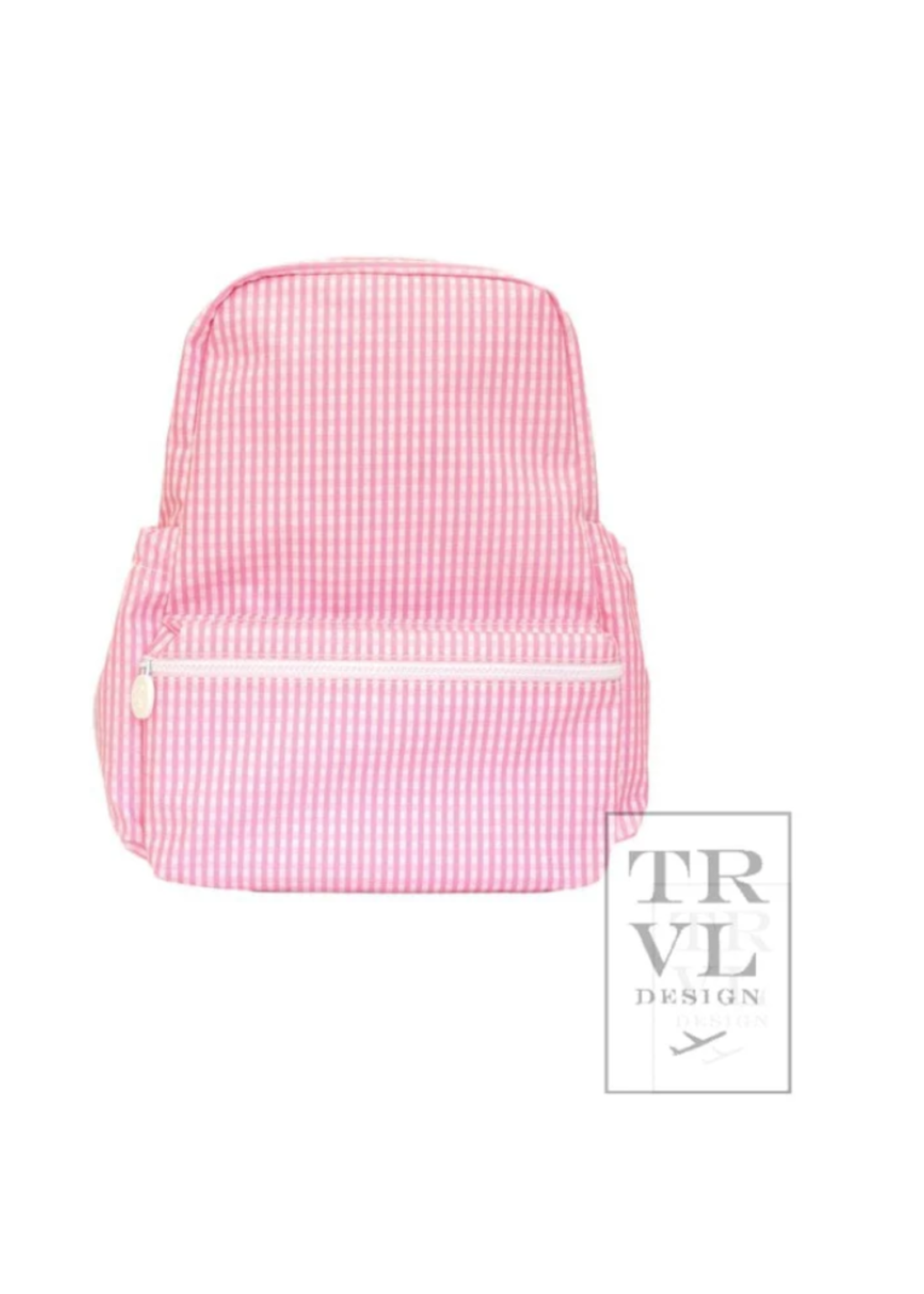 TRVL DESIGN Backpacker - Gingham Pink