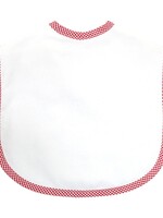 3 Marthas Toddler Bib - Red Check