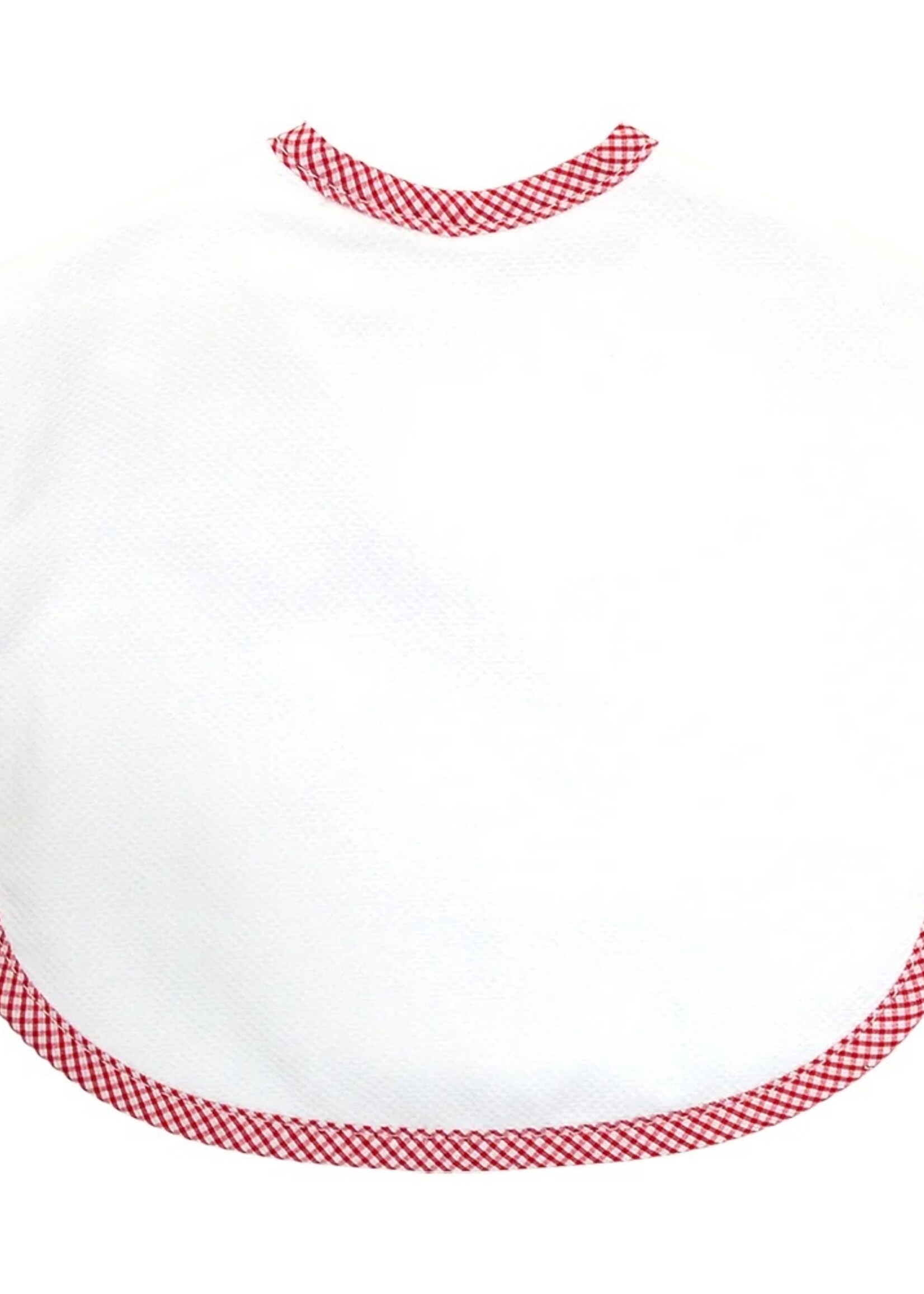3 Marthas Toddler Bib - Red Check
