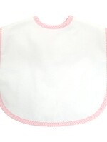 3 Marthas Toddler Bib - Pink Check