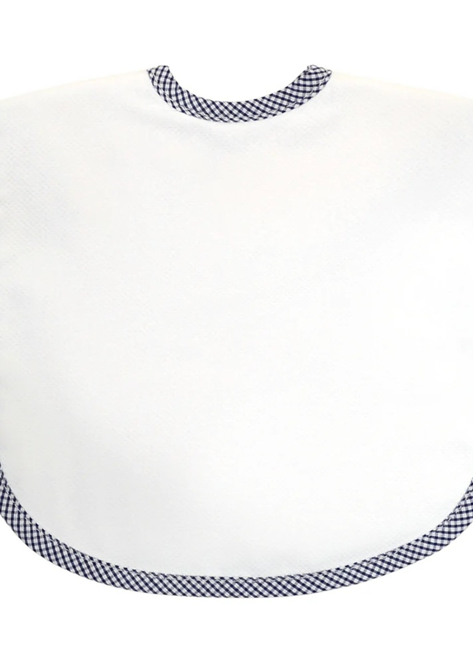 3 Marthas Toddler Bib - Navy Check