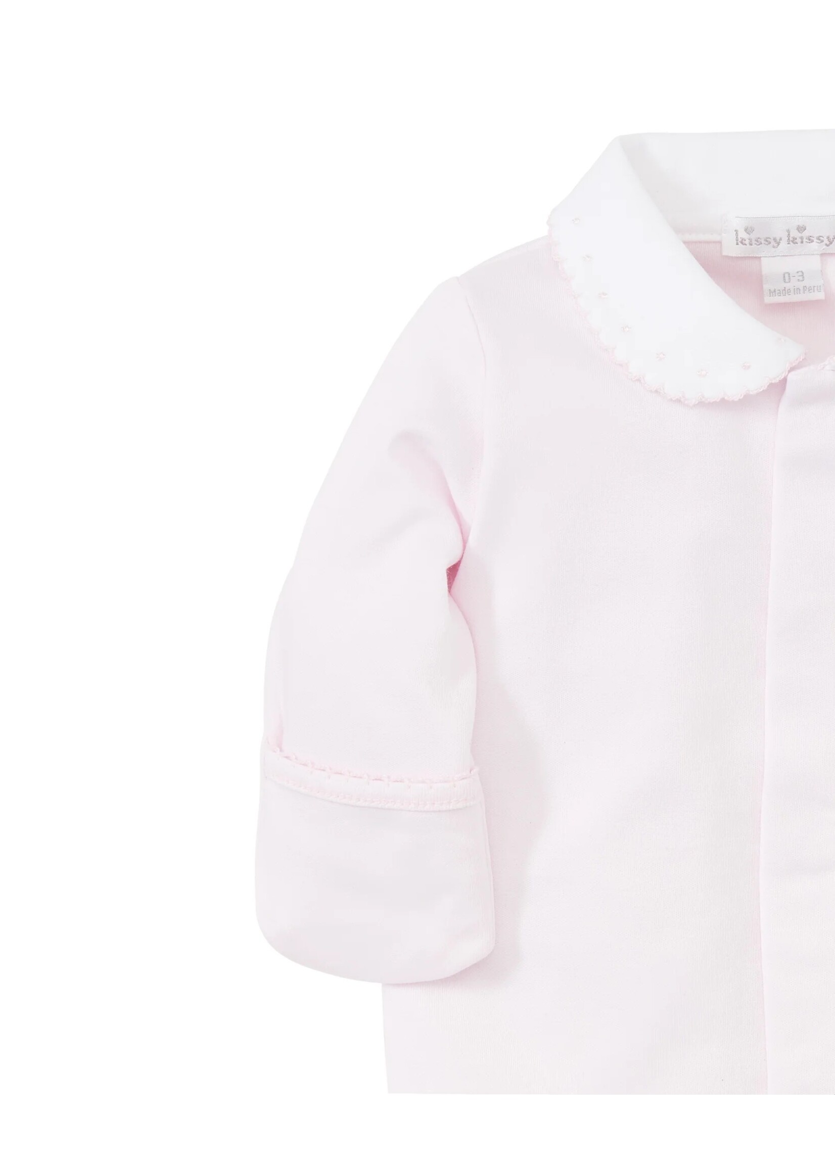 Kissy Kissy Kissy New Beginnings Footie w/Collar - Pink
