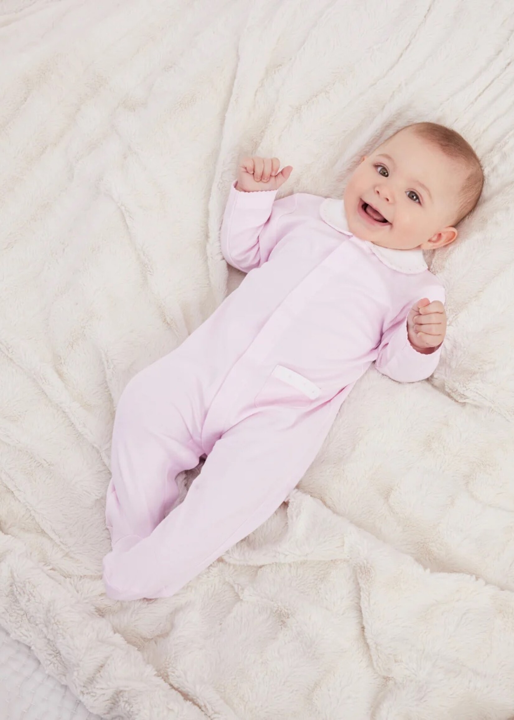 Kissy Kissy Kissy New Beginnings Footie w/Collar - Pink