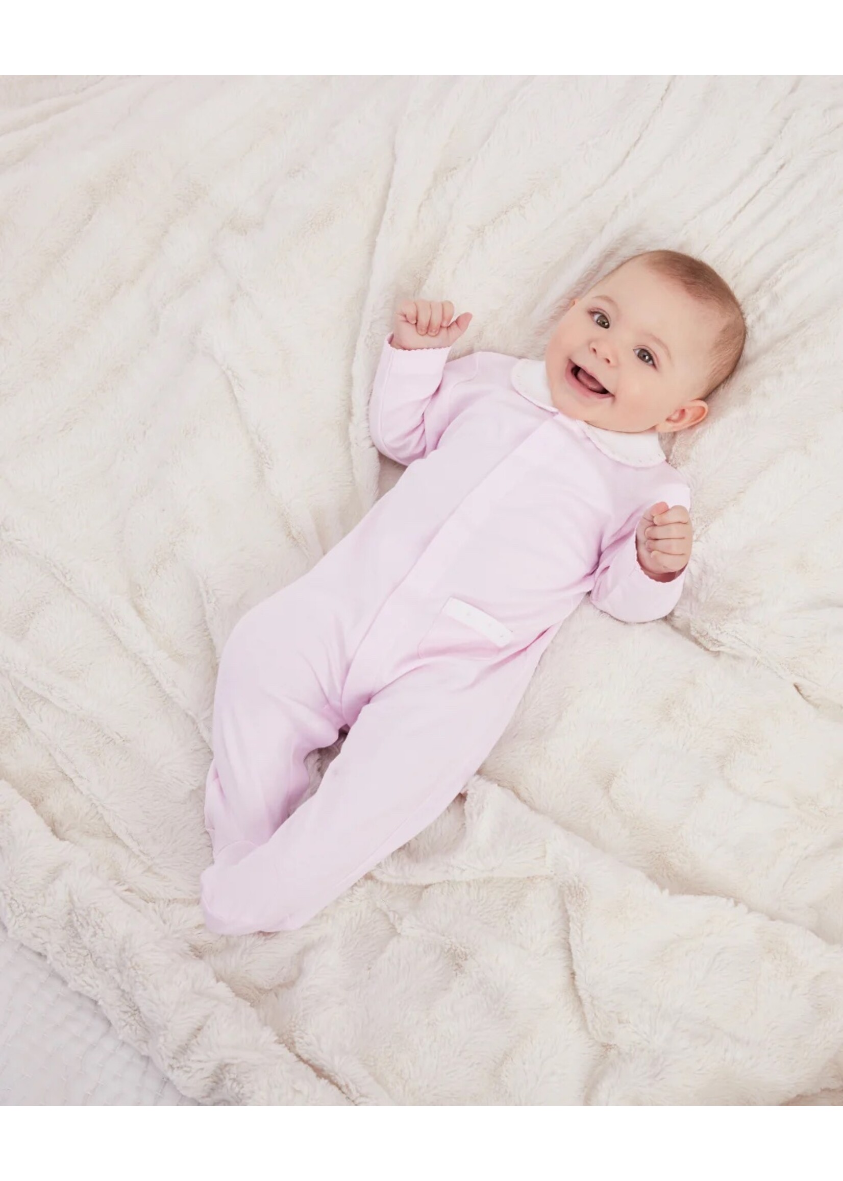 Kissy Kissy Kissy New Beginnings Footie w/Collar - Pink