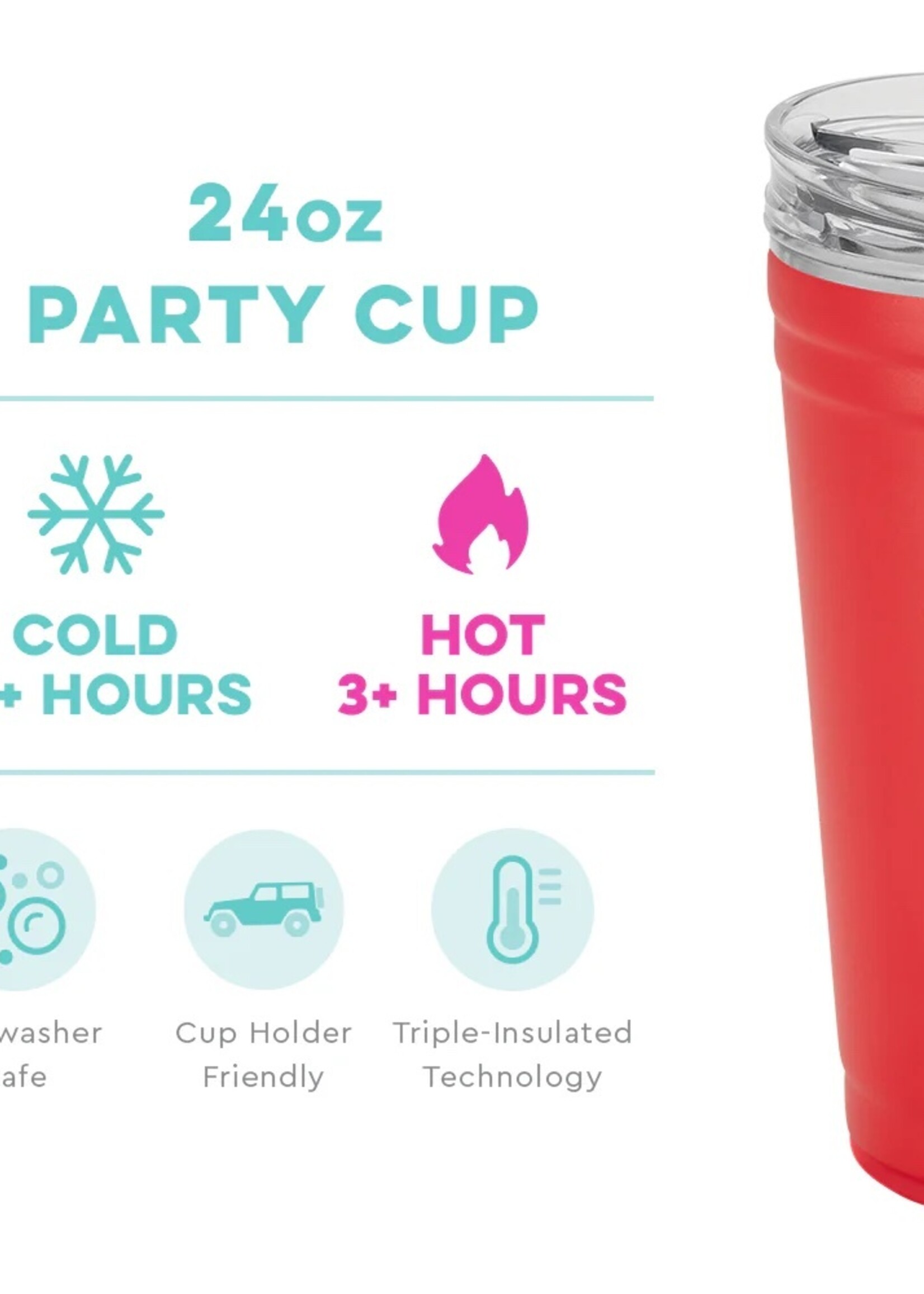 swig Swig Party Cup (24 oz) - Red