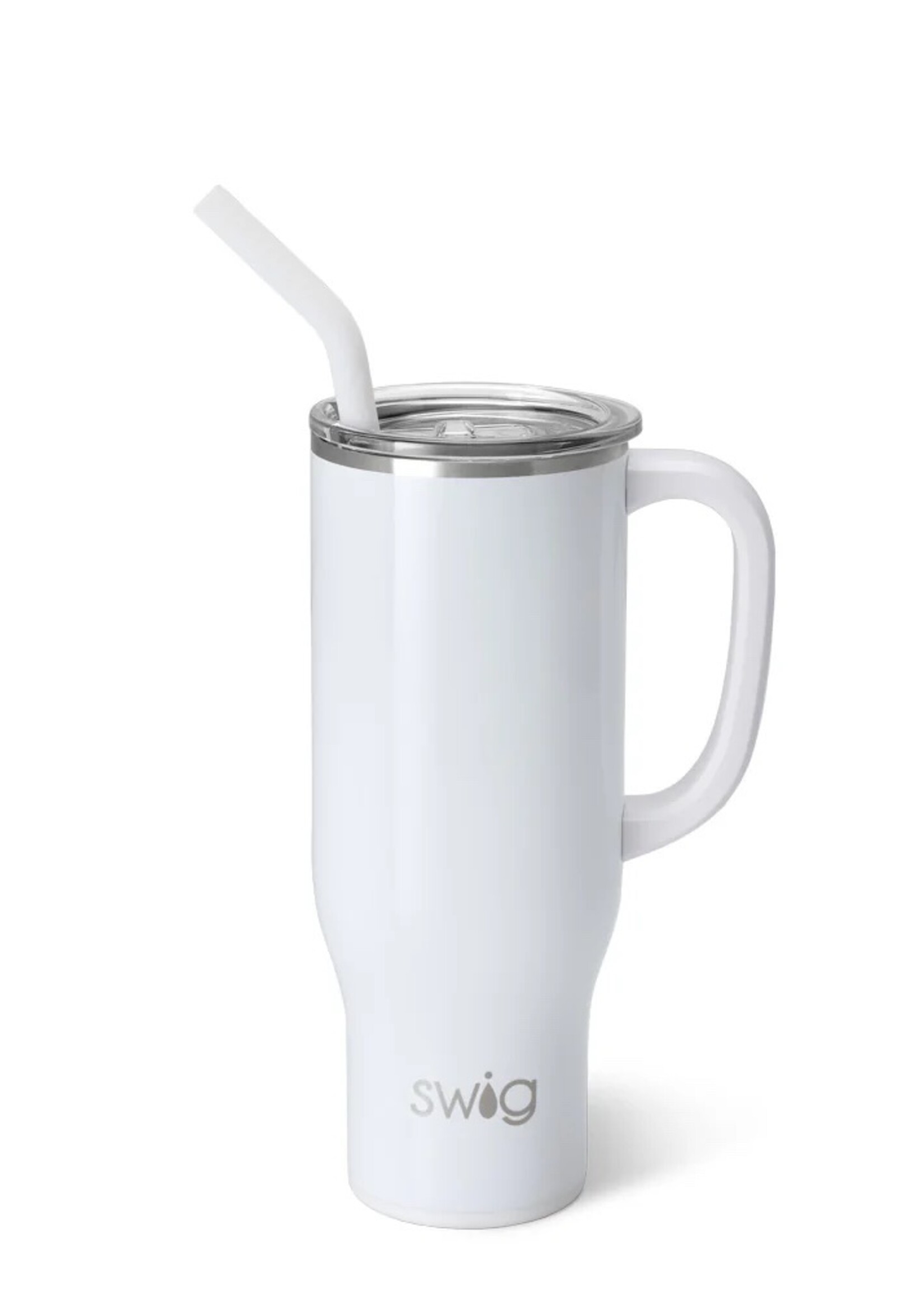 swig Swig Mega Mug (30 oz) - Shimmer White
