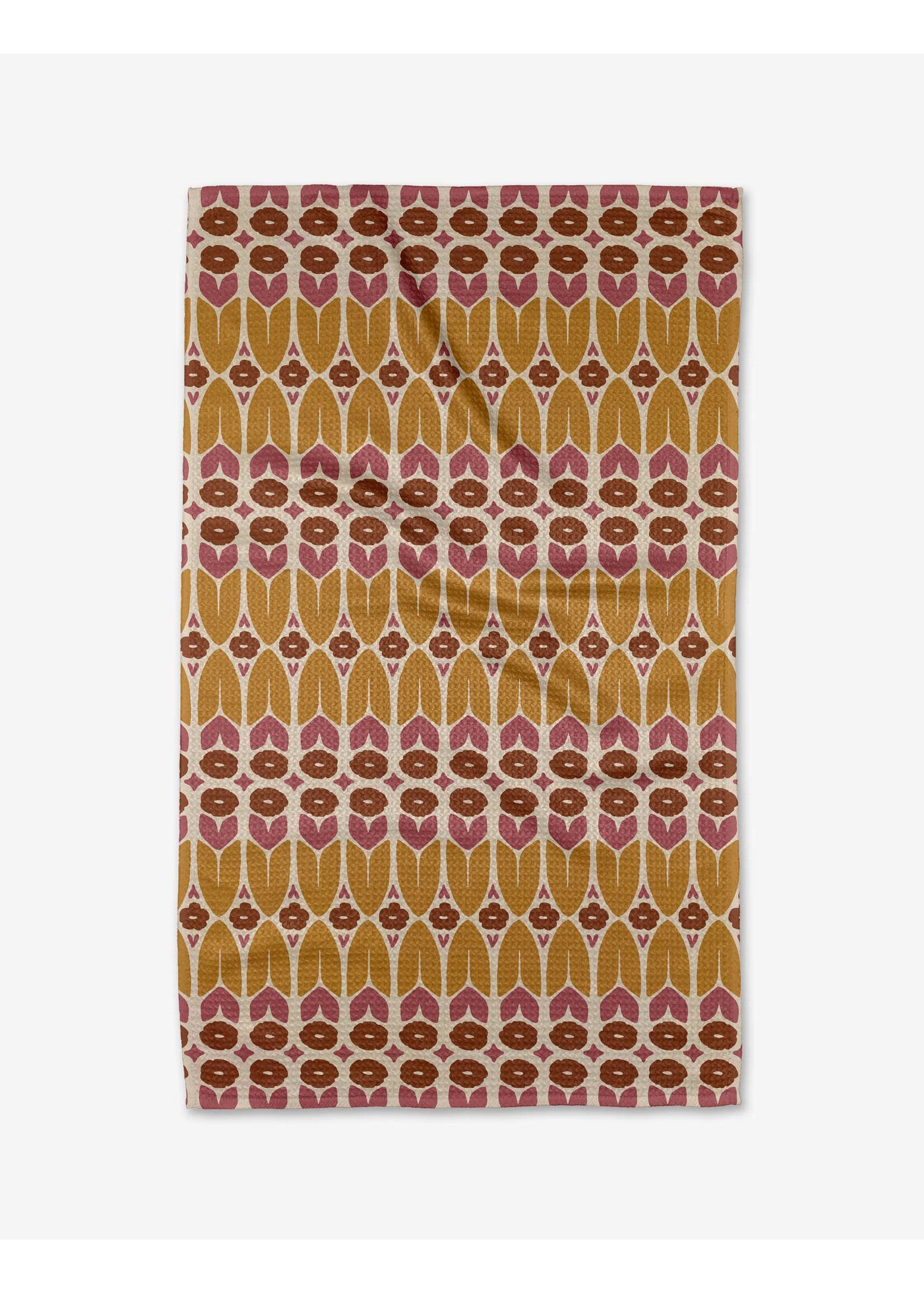 geometry Autumn Grove Tea Towel