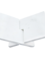 Creative Co-op Interlocking Marble Book Holder