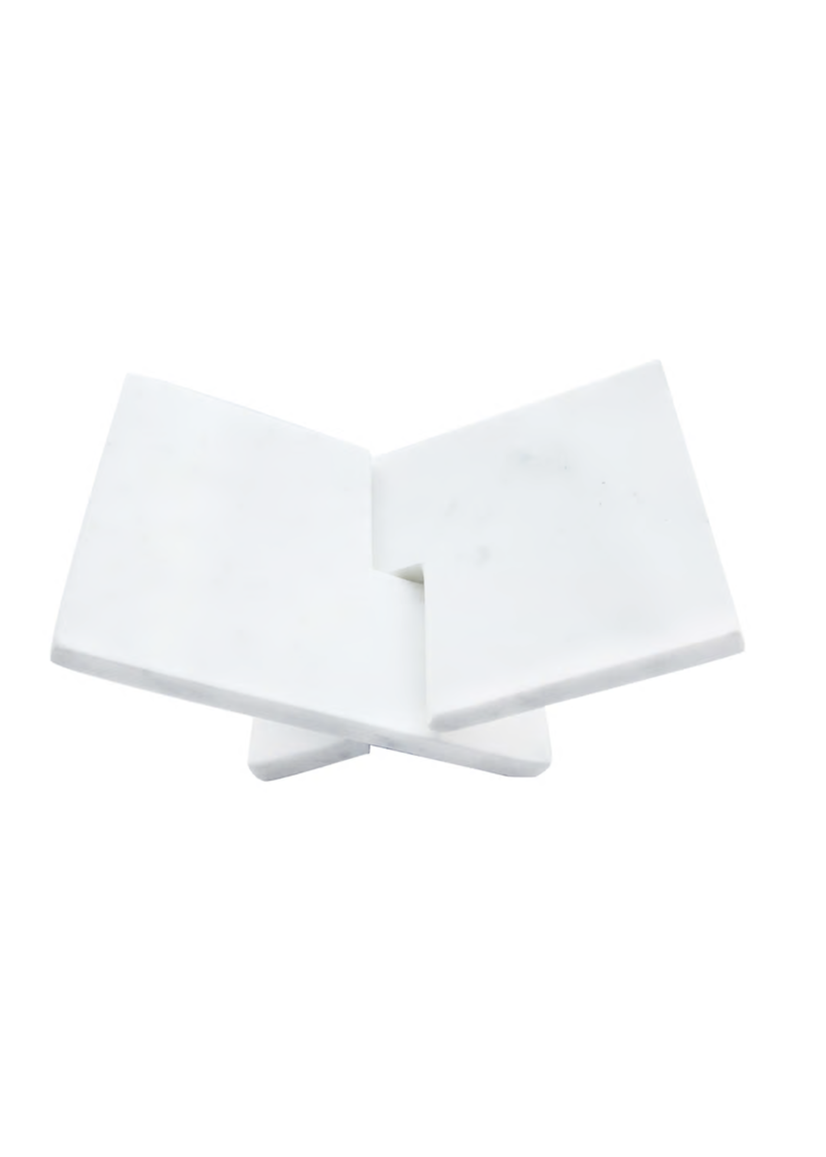 Creative Co-op Interlocking Marble Book Holder