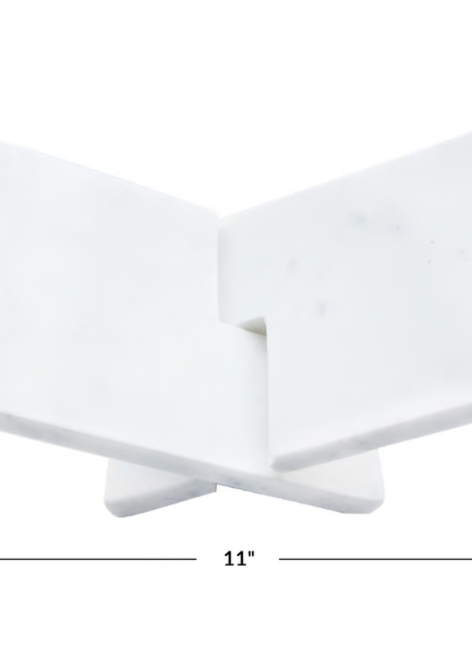 Creative Co-op Interlocking Marble Book Holder