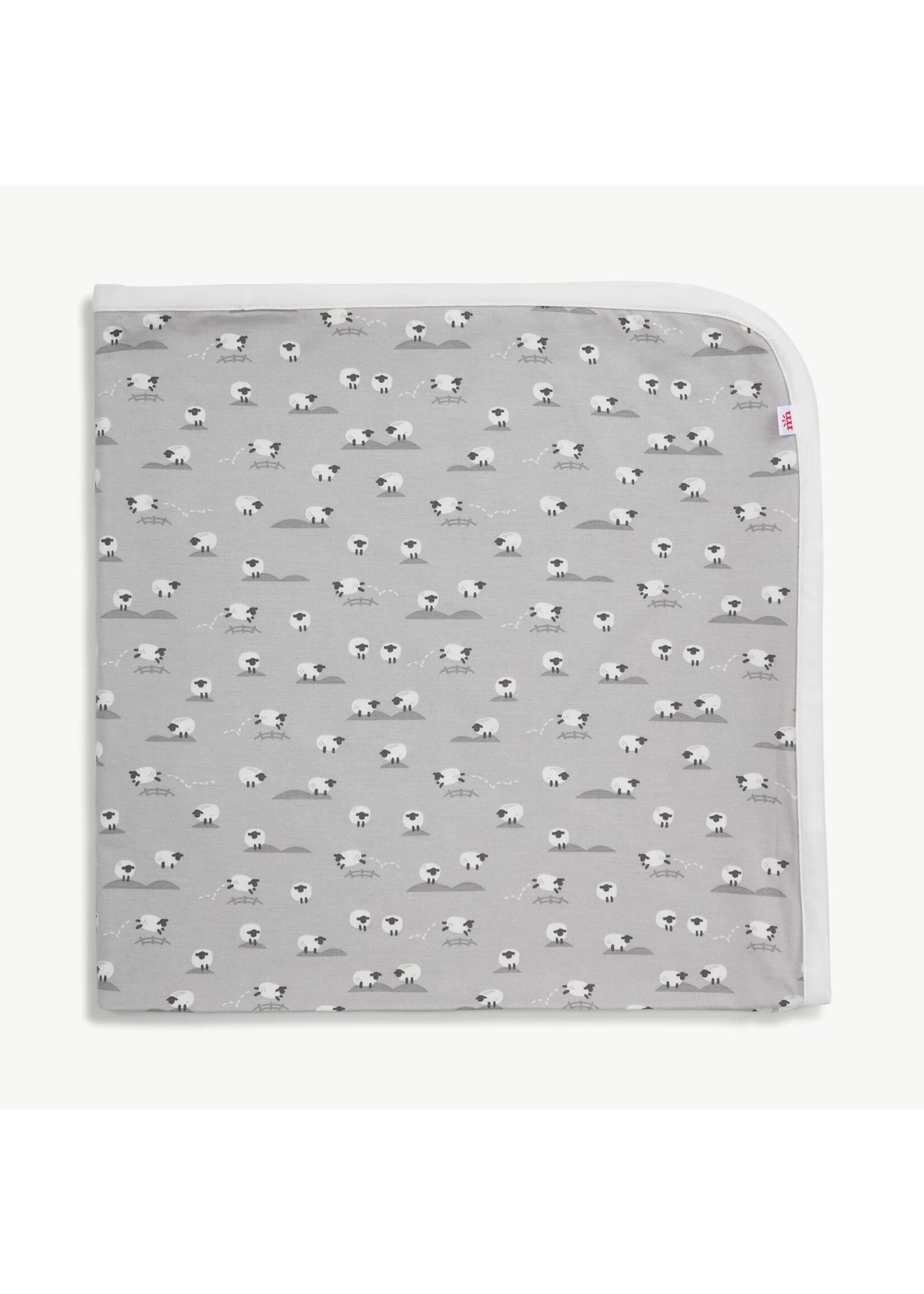 magnetic me Baa Baa Baby Gray Blanket