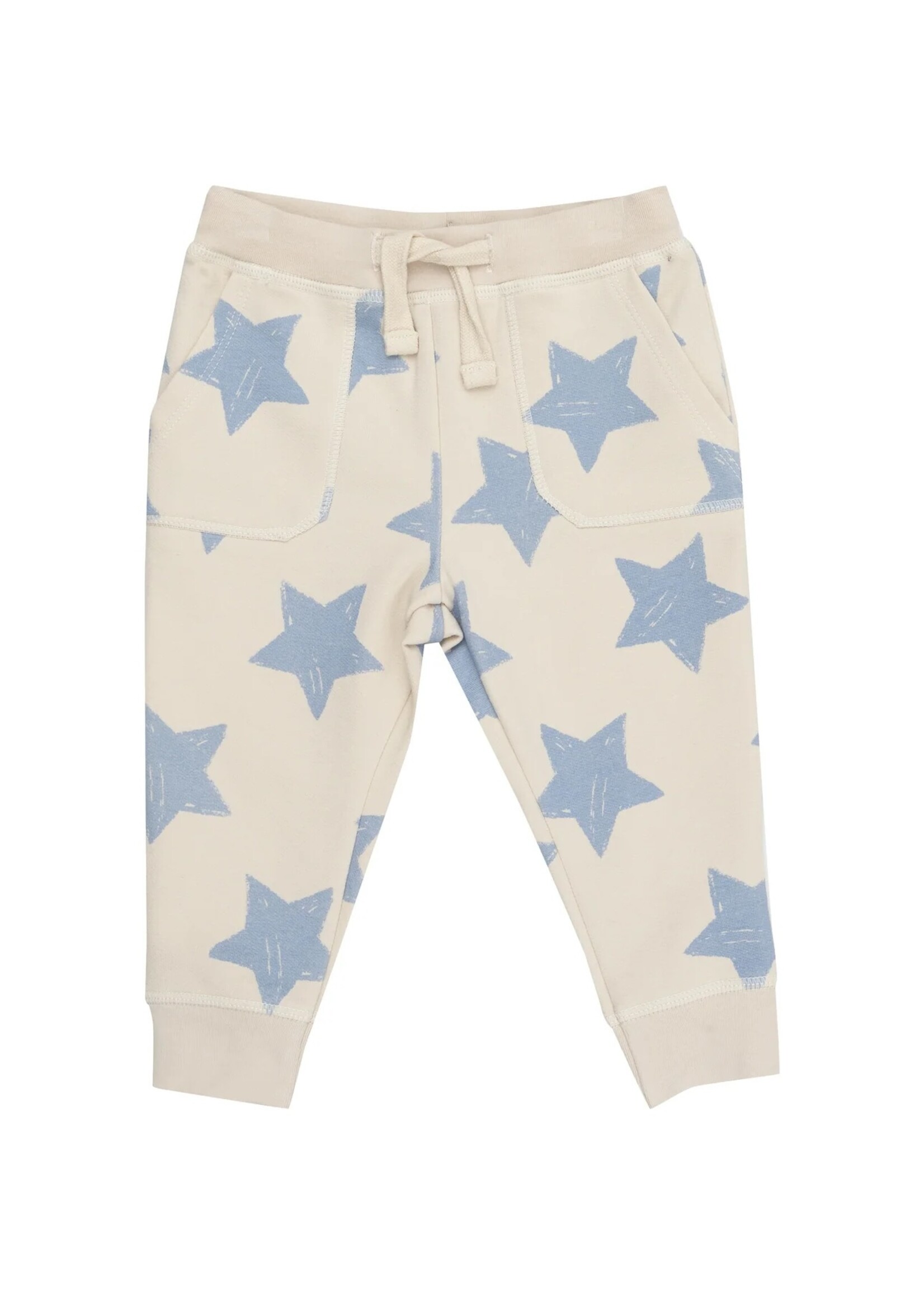 Angel Dear BabySweatshirt & Jogger Set - Sketchy Stars Blue