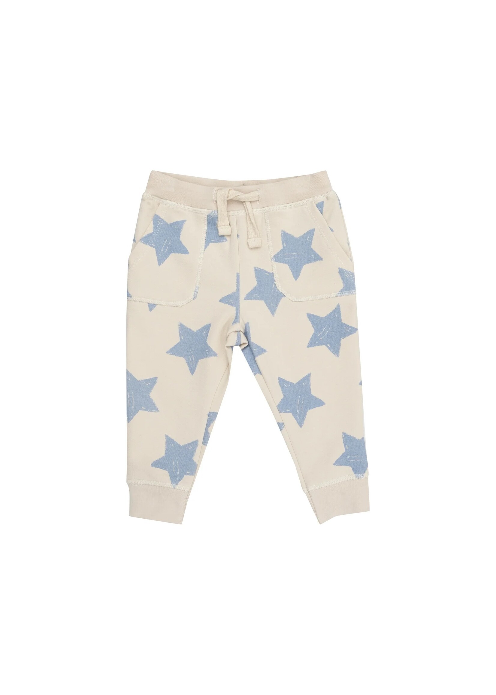 Angel Dear BabySweatshirt & Jogger Set - Sketchy Stars Blue