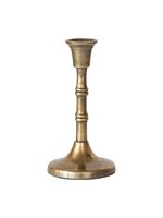 Creative Co-op Antique Brass Taper Holder