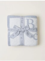 Barefoot Dreams Barefoot Dreams Cozychic ABC Blanket - Ocean/Cream
