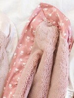 saranoni Satin Border Mini Blanket Tulip
