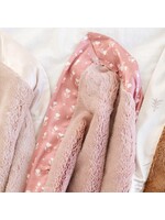saranoni Satin Border Mini Blanket Tulip