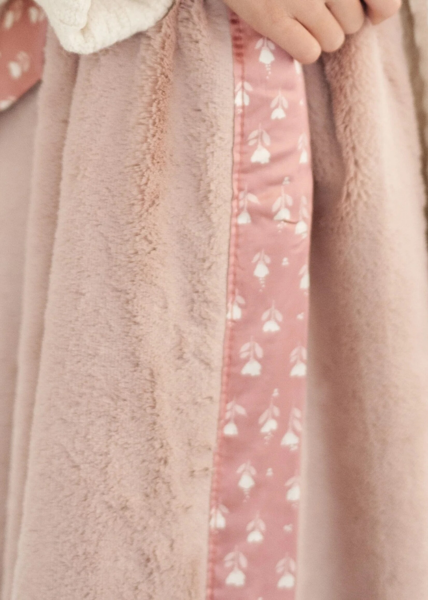 saranoni Satin Border Mini Blanket Tulip