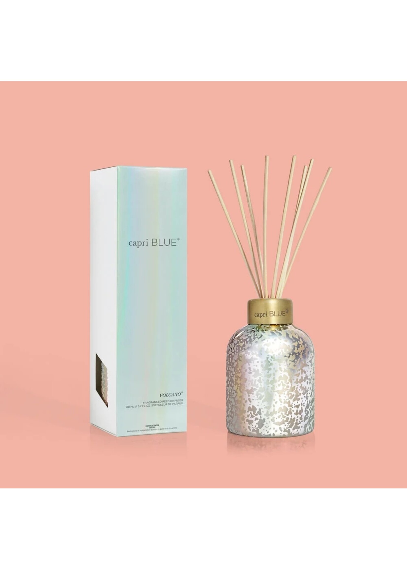 Capri Blue Volcano Petite Reed Diffuser Mercury Glass