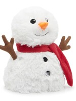 Warmies Warmies Snowman Red Scarf
