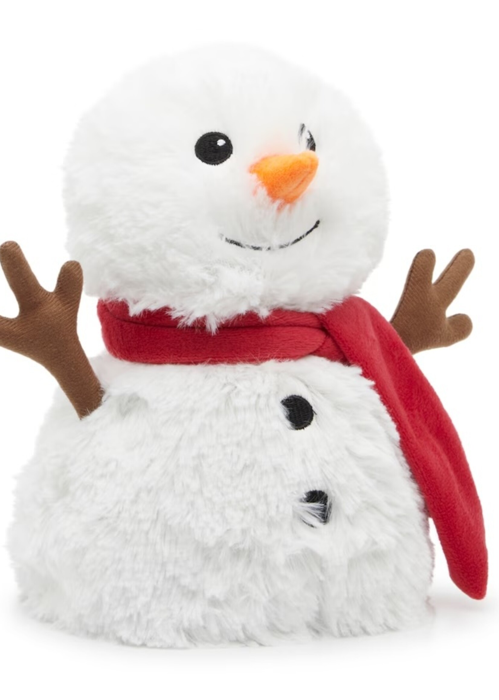 Warmies Warmies Snowman Red Scarf