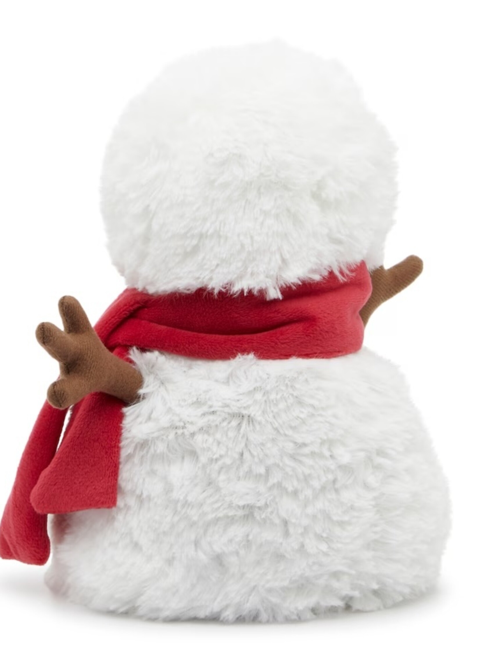 Warmies Warmies Snowman Red Scarf