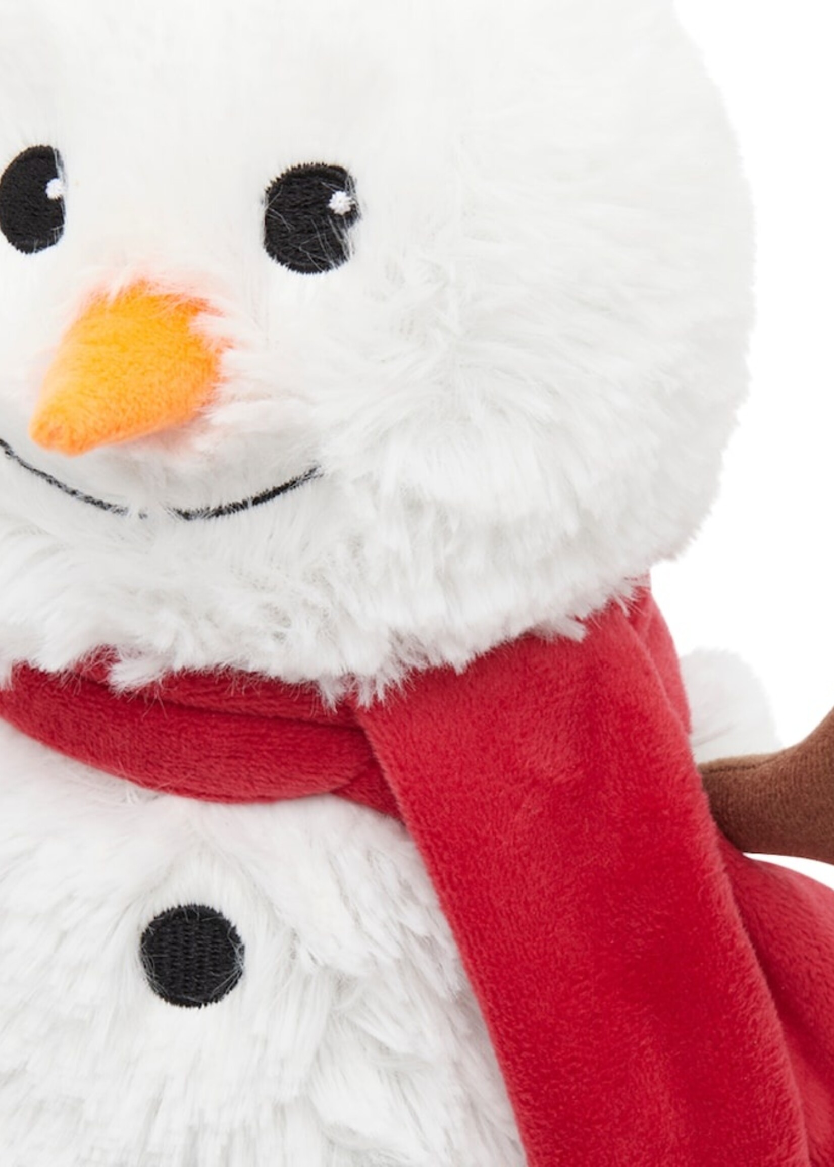 Warmies Warmies Snowman Red Scarf