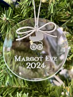 Embossed Graphics Baby Carriage Ornament
