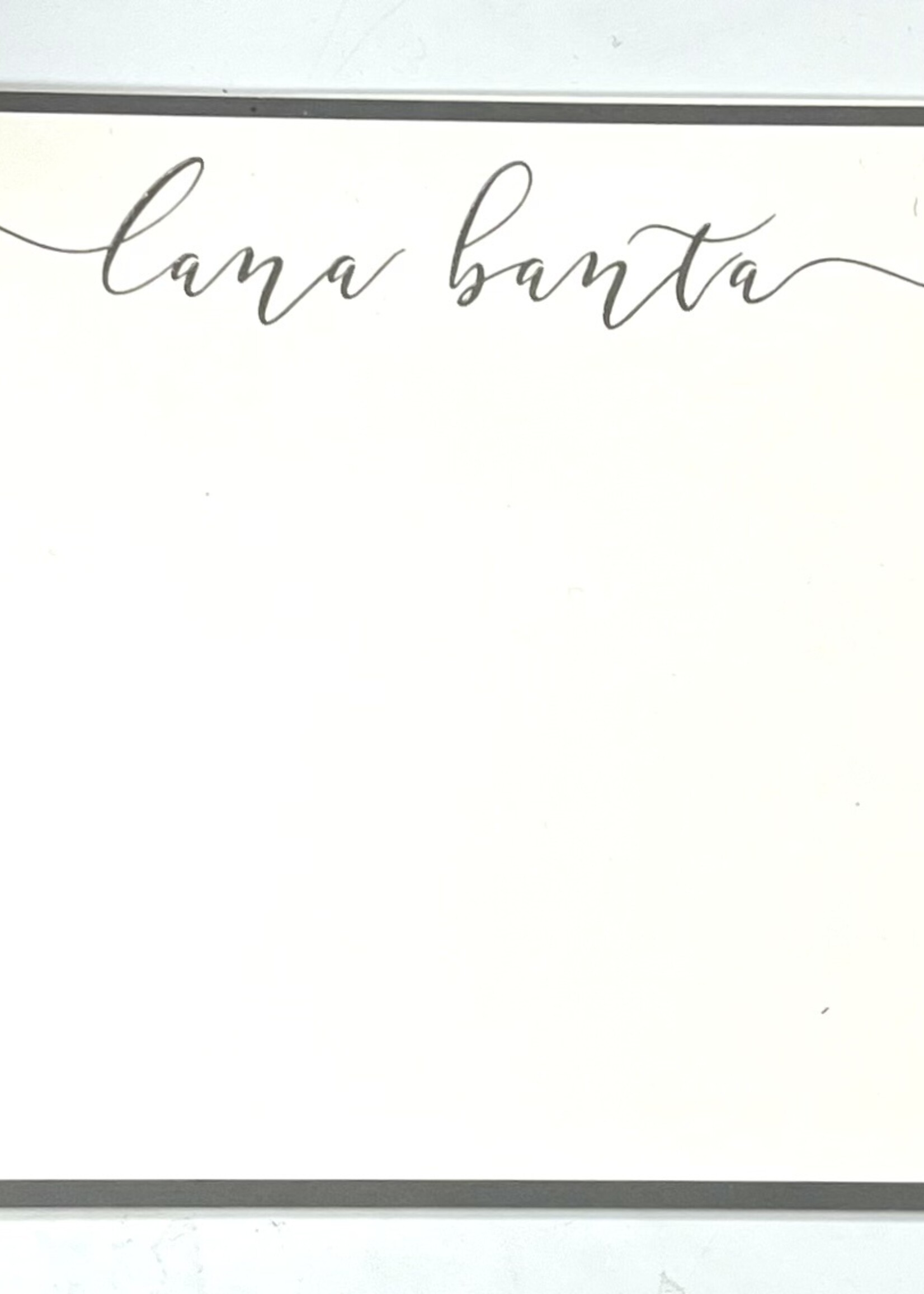 Embossed Graphics Luna Flat Note Card (set of 25)