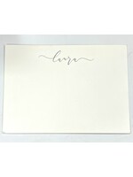 Embossed Graphics Luna Flat Note Card (set of 25)