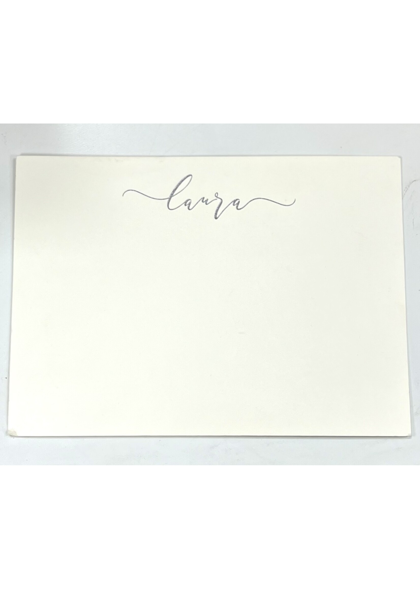 Embossed Graphics Luna Flat Note Card (set of 25)