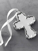 beatriz ball Beatriz Ball Baby Princess Cross Ornament (Silver)