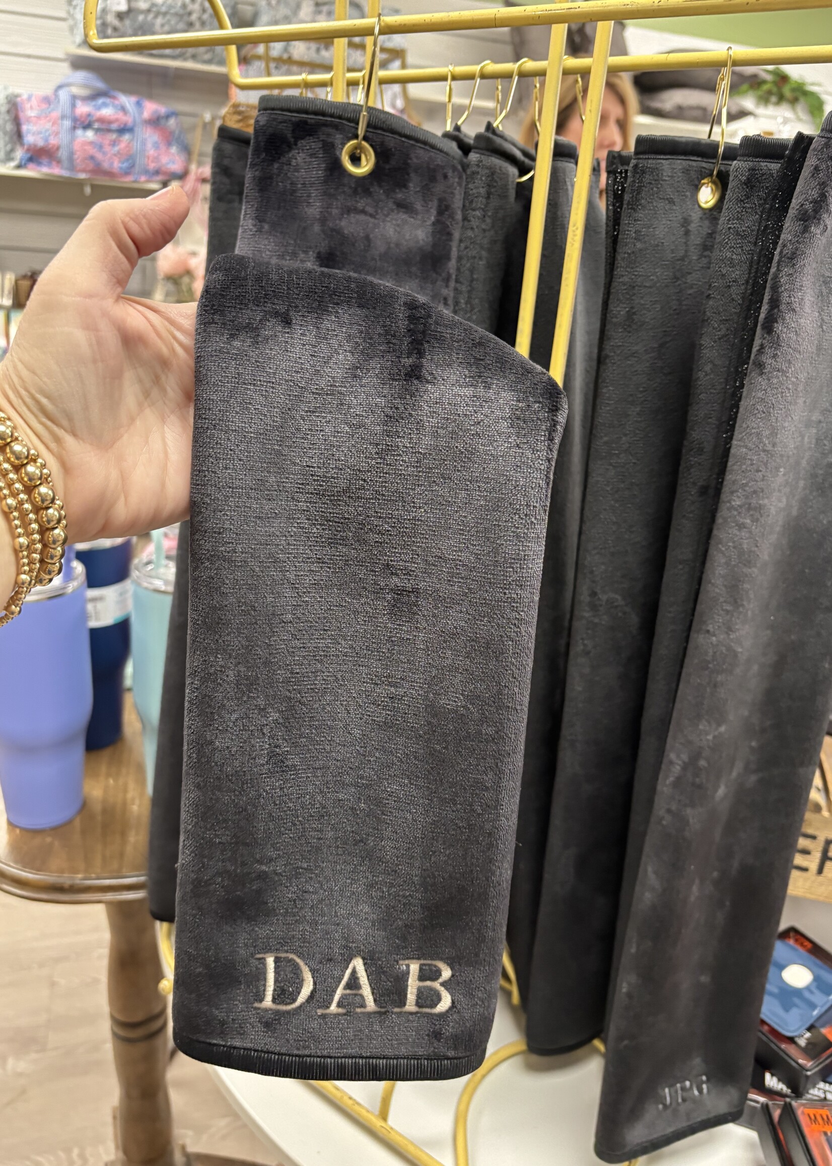 Terry Town Mono Golf Towel