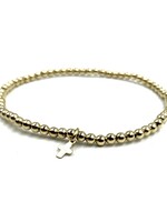 erin gray erin gray 3mm Karma Bracelet with Luxe Cross