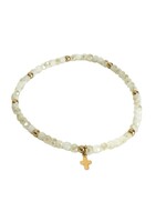 erin gray erin gray Winter White Luxe Cross Bracelet