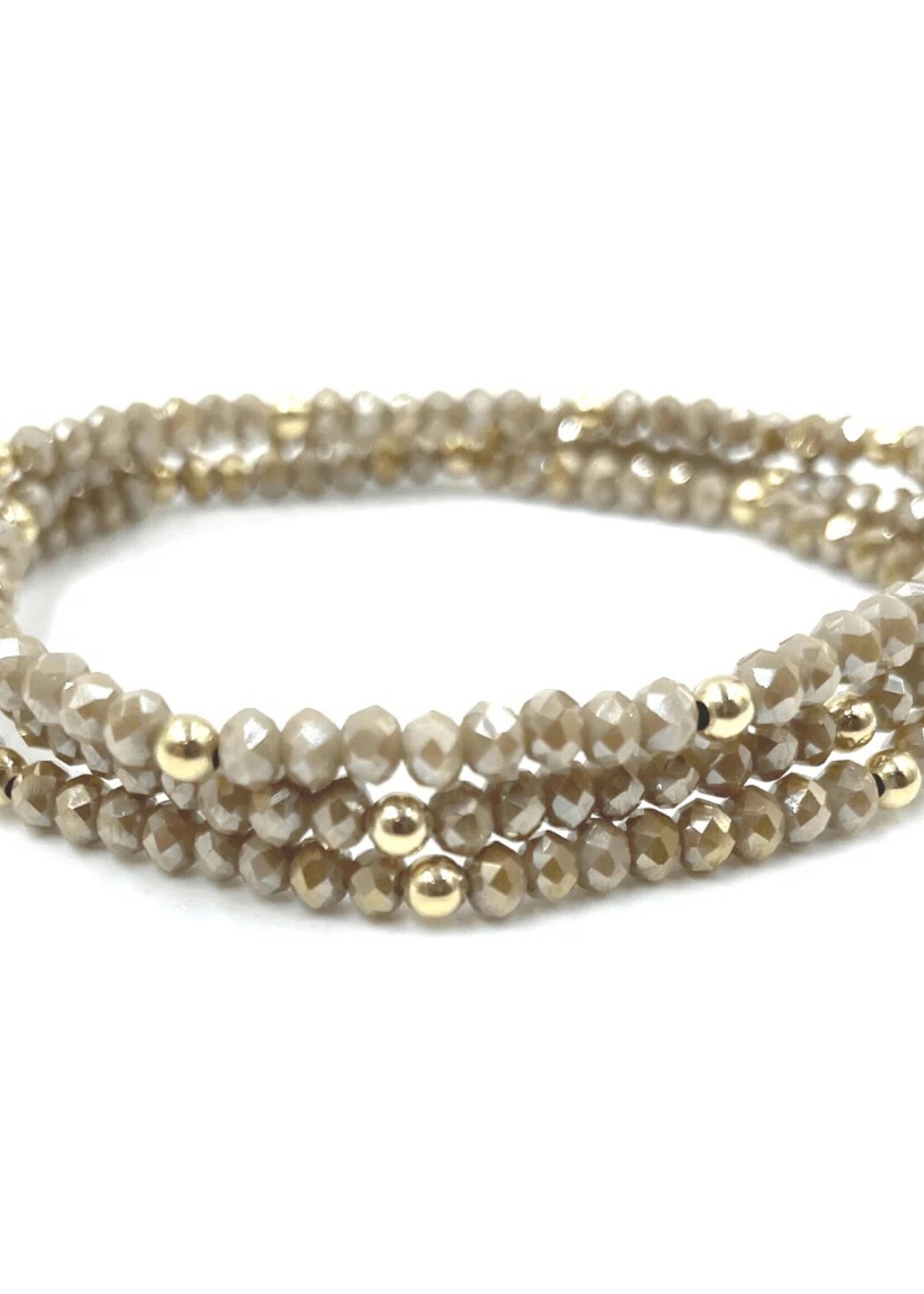 erin gray erin gray OG Shimmer Bracelet Stack Champagne + Gold Filled