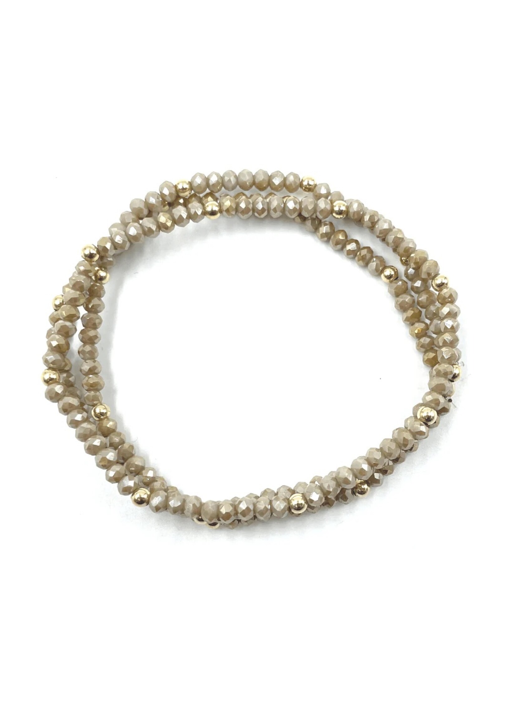 erin gray erin gray OG Shimmer Bracelet Stack Champagne + Gold Filled
