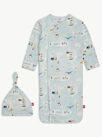 magnetic me Sea The World Gown + Hat Set