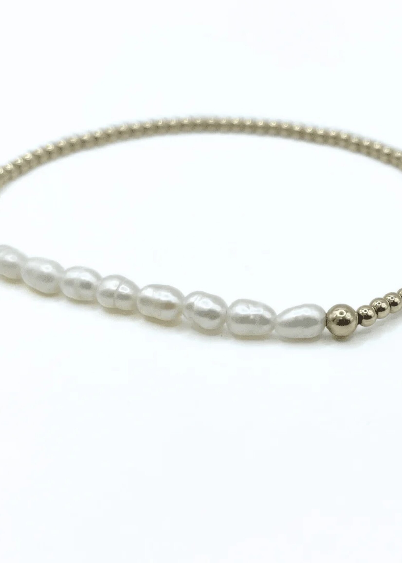 erin gray erin gray Petite Row Pearl Bracelet 6.5"
